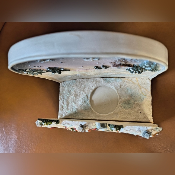 Christmas Town Tea Light Candle Holder Winter Scene - Picture 3 of 5